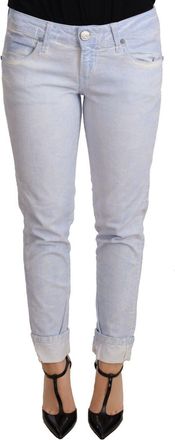 Acht Cotton Folded Hem Skinny Women Trouser Womens Jeans