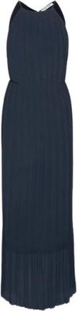 Sams&oslash;e & Sams&oslash;e Dag Maxi jurk - Dames - Maxi kleedjes - Blauw - XL - Leer - Kleedjes