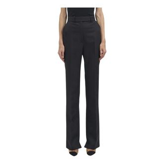 Elisabetta Franchi Pantalones de Lana - Trousers - Mujer - Negro - S