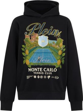 Philipp Plein Hoodie Monte Carlo Tennis Club Men in Black at Nordstrom, Size X-Large