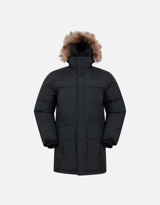 Mountain Warehouse Mens Mountain Warehouse Mens Antarctic Extreme Waterproof Down Jacket - Grey - Size: Regular/36