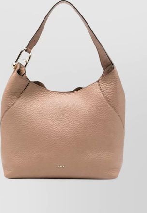 Furla pebbled leather tote bag