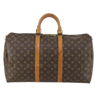 Louis Vuitton Pre-owned Weekend Bags, unisex, Brown, Size: ONE SIZE Pre-owned Weekend Bag
