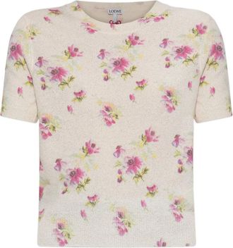 Loewe Top a fiori - Bianco