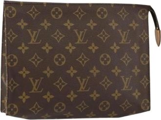 Louis Vuitton Pre-owned Clutches, female, Brown, Size: ONE SIZE Pre-owned Canvas Clutch
