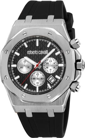 Roberto Cavalli Ottago Black Dial Mens Watch RC5G161P0015