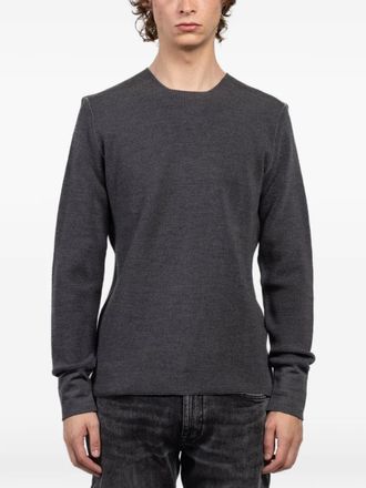 Hannes Roether structured sweater - Grijs