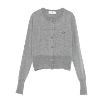 Vivienne Westwood Cardigans, female, Gray, Size: XS BEA Cardigan