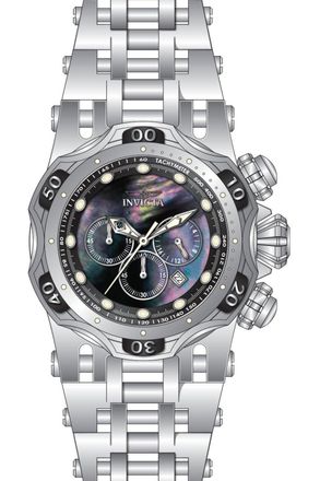 Invicta Fusion 49168 Heren Horloge - Quartz Uurwerk - Roestvrij Staal met parelmoeren Wijzerplaat - 54mm