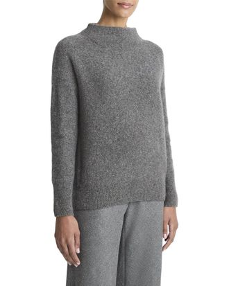 Vince Donegal Funnel Neck 100% Cashmere Pullover