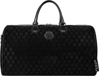 Philipp Plein Reistas met logopatroon - Zwart