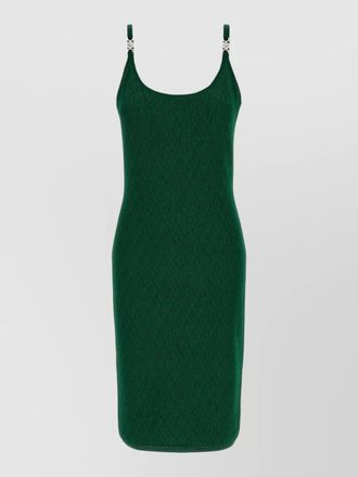 Versace medusa 95 dress fitted scoop neckline
