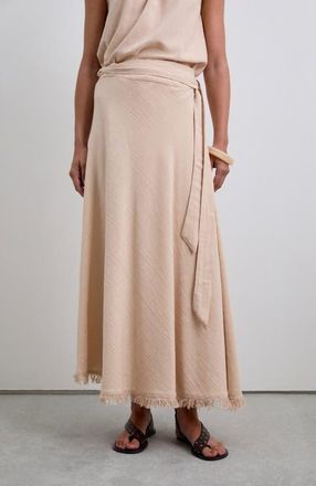 Scalpers Fringed Skirt in Natural at Nordstrom, Size X-Large Eu