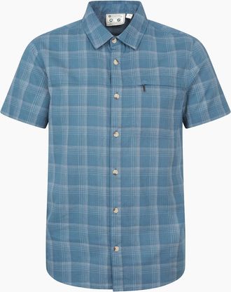Mountain Warehouse Mens Mountain Warehouse Mens Holiday Cotton Shirt - Navy - Size: 48/Regular
