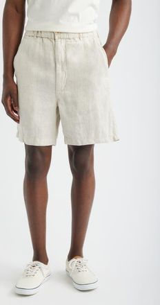 Madewell Pull-On Linen Shorts in Bleached at Nordstrom, Size Xx-Large