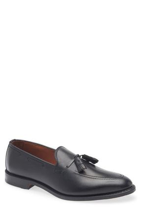 Allen Edmonds Grayson Tassel Loafer in Black Leather at Nordstrom, Size 7.5
