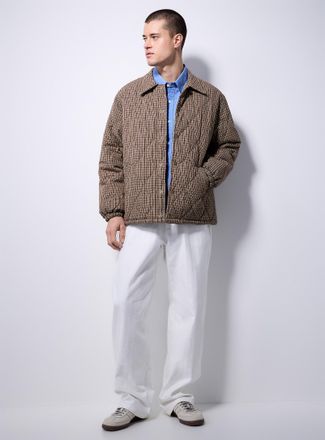 Le 31 Mens Check quilted jacket Imported from Seoul