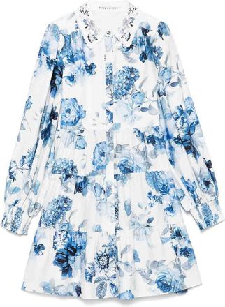 Alice & Olivia Junia Printed Mini Dress