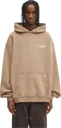 Represent Owners Club Hoodie - Heren - Hoodies - Beige - 2XL - Katoen - Hoodies & sweatvesten