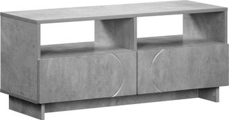 vidaXL Soporte De Tv 90 X 34.5 X 40 Cm Gris Hormig&oacute;n Vidaxl