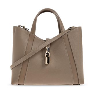 Furla Tassen, Dames, Bruin, ONE Size, Leer, Goccia Bag
