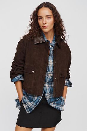 Pilcro Suede Utility Jacket