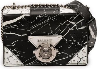 Balmain Pre-owned Balmain Printed Leather Ring Box 20 Crossbody Ladies A4OY09XI42OUEYI6