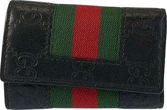Gucci Leather Key Case Black (Authentic Pre-Loved)