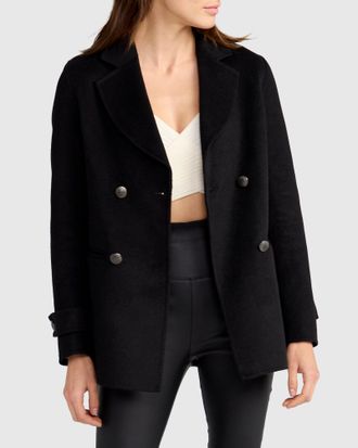 Belle & Bloom Forget You Military Peacoat
