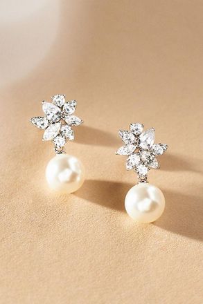 Nadri Chiara Pearl Drop Earrings