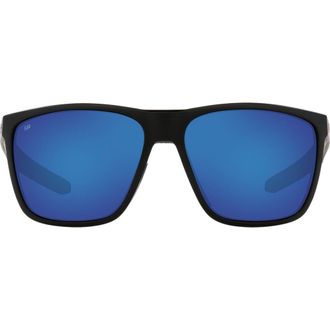Costa 62mm Square Sunglasses in Black Blue at Nordstrom