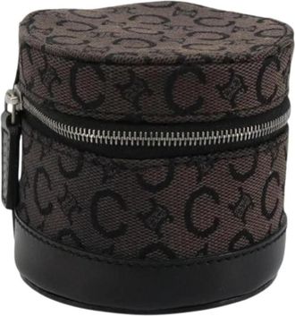 Celine Pre-owned C Macadam Mini Pouch - Dames - Vintage Mini Tas - Bruin - ONE Size - Leer - Vintage