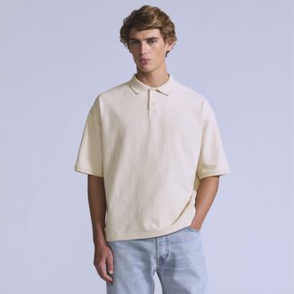 Levi's Cropped Polo - Mens - XL - White