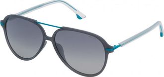 Police Womens SPL58258M20P 58 Sunglasses - Blue - One Size