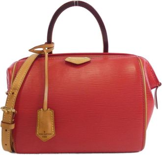 Louis Vuitton Epi Coquelicots Leather Boston Bag (Pre-Owned)