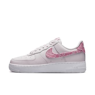 Nike Womens Air Force 1 07 Shoes in Pink | FD1448-664