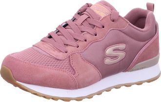 Skechers Womens Og 85 Goldn Gurl Sneaker, Rose Suede/Nylon/Rose Gold Trim, 9 UK
