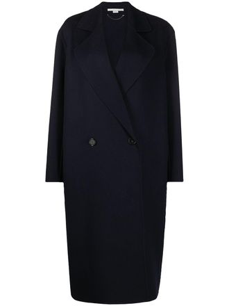 Stella McCartney oversized double-breasted wool coat - women - Wool - 34 - Blue
