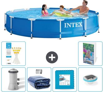 Intex Piscina Con Estructura Redonda - 366x76 Cm - 7-piezas S326