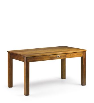 Moycor Mesa de comedor 4/6 personas de madera marr&oacute;n anch. 150 cm