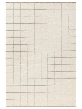 benuta Alfombra de lana crema 120x170