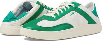 Olukai Kilea Womens Shoes White/White : 6.5 B - Medium, Leather/Textile