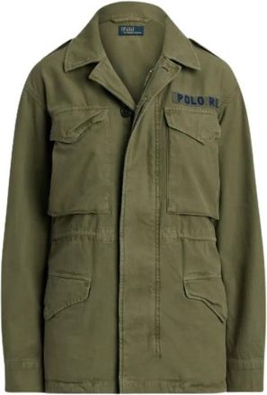 Polo Ralph Lauren Military Jacket - Dames - Zomerjassen - Groen - M - Katoen - Jassen