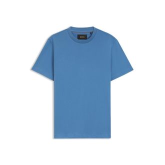 BOSS Regular-fit T-shirt in mercerized cotton