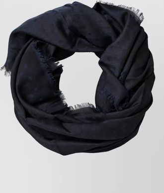 Dolce & Gabbana silk-blend polka-dot fringed scarf