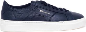 Santoni DBS Sneaker - male - Santoni - Sneakers - Blue - 11 UK - Shoes