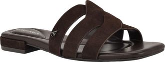 Calvin Klein Tisha Slide Sandal in Brown at Nordstrom, Size 8.5