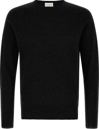 Maryya Crew-Neck Sweater With Slits