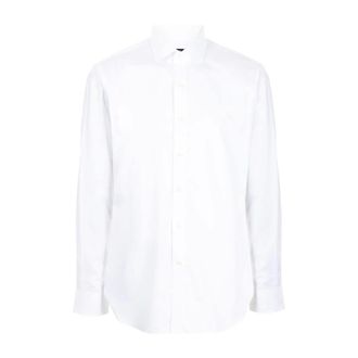 Ralph Lauren Slim Fit Overhemd - Heren - Overhemden - Wit - Maat: L Katoen