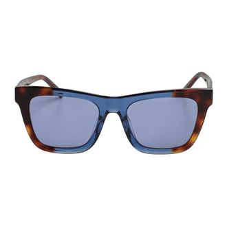 DKNY Sunglasses, female, Blue, ONE SIZE, Rectangle Sunglasses
